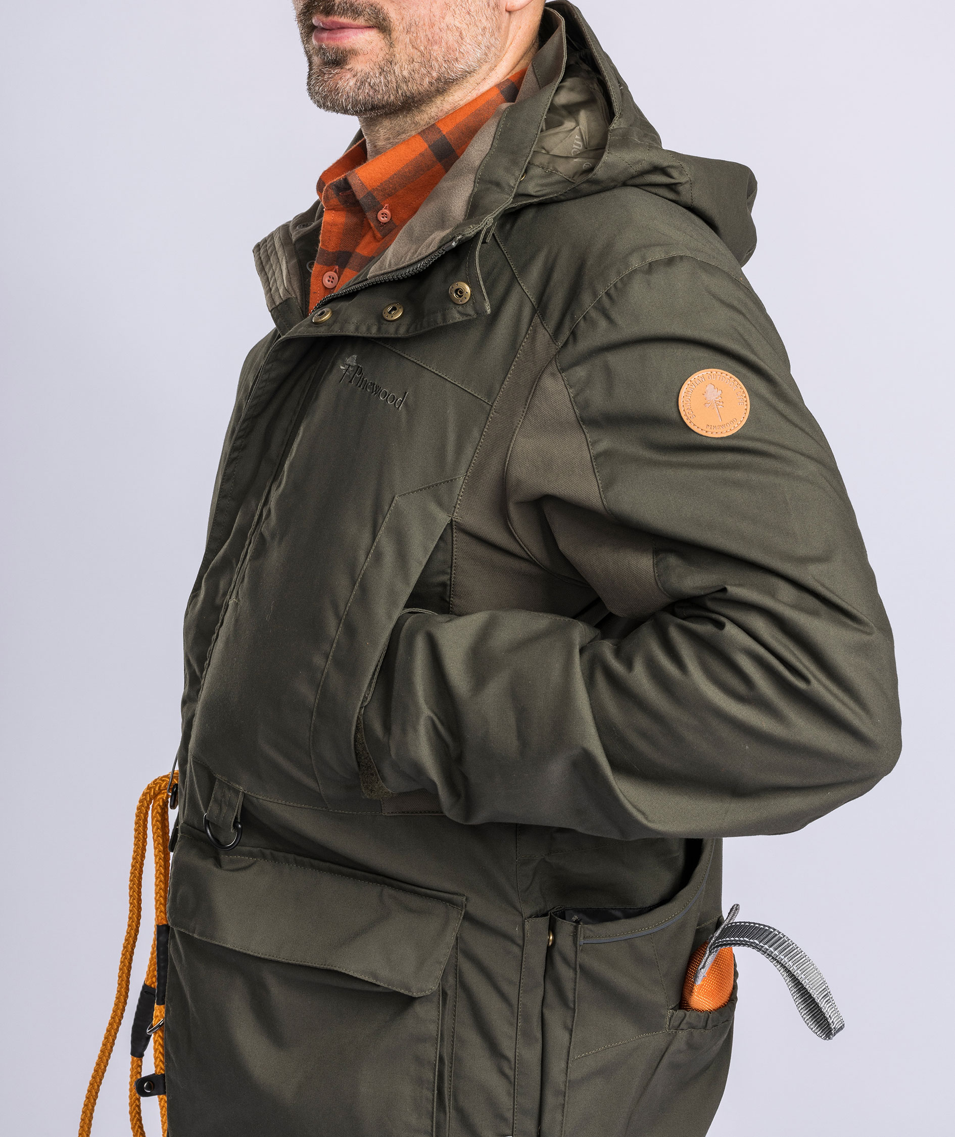 Pinewood Dog Sports Trainer jakke, Moss green, large image number 5