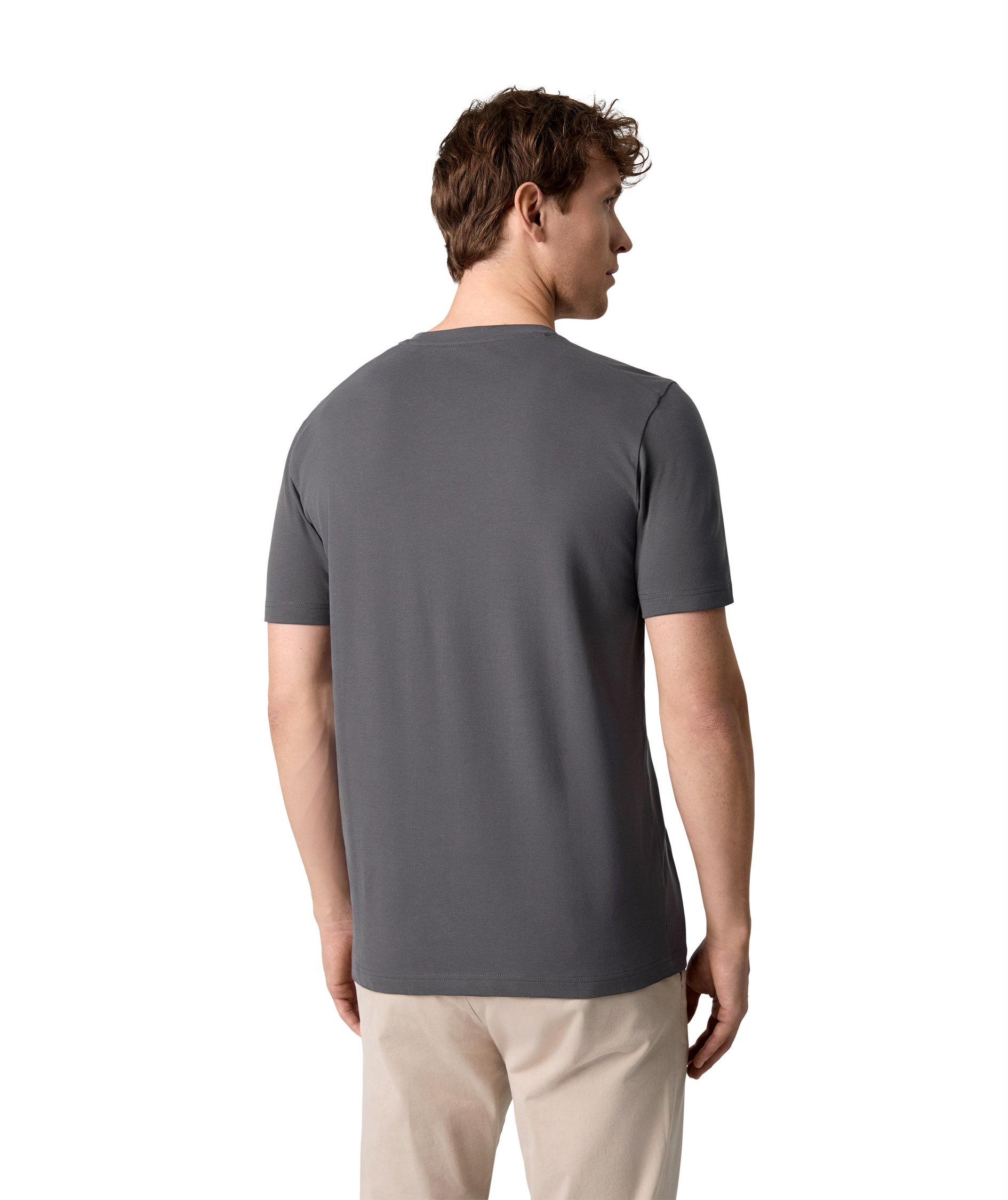 Seven Seas Organic T-shirt, Silver Grey, large image number 5