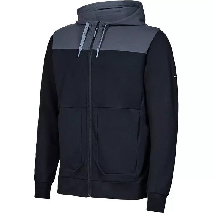 Engel Entire hoodie med dragkedja, Deep Blue/Dark Sea, large image number 5