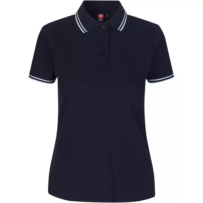 ID stretch pikétröja dam, Navy, large image number 0