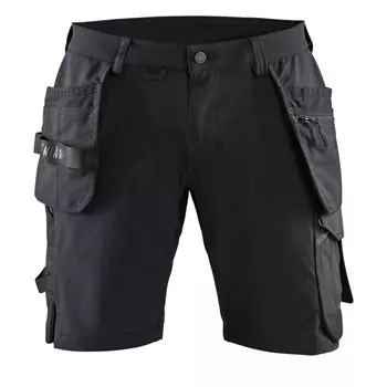 Blåkläder craftsman shorts full stretch, Black/Dark Grey