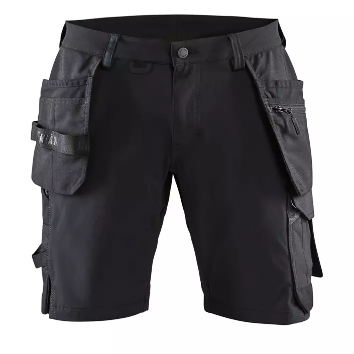 Blåkläder craftsman shorts full stretch, Black/Dark Grey, large image number 0