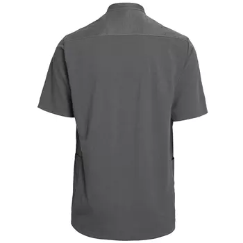 Kentaur short-sleeved pique shirt, Grey Melange