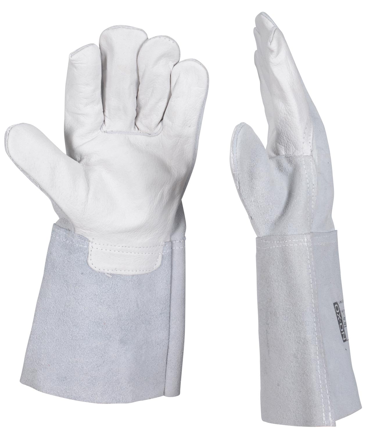 OX-ON Worker Basic 2003 welder gloves, White, White, large image number 2