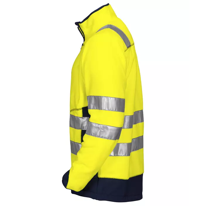 ProJob fleece jacket 6303, Hi-vis Yellow/Marine, large image number 1