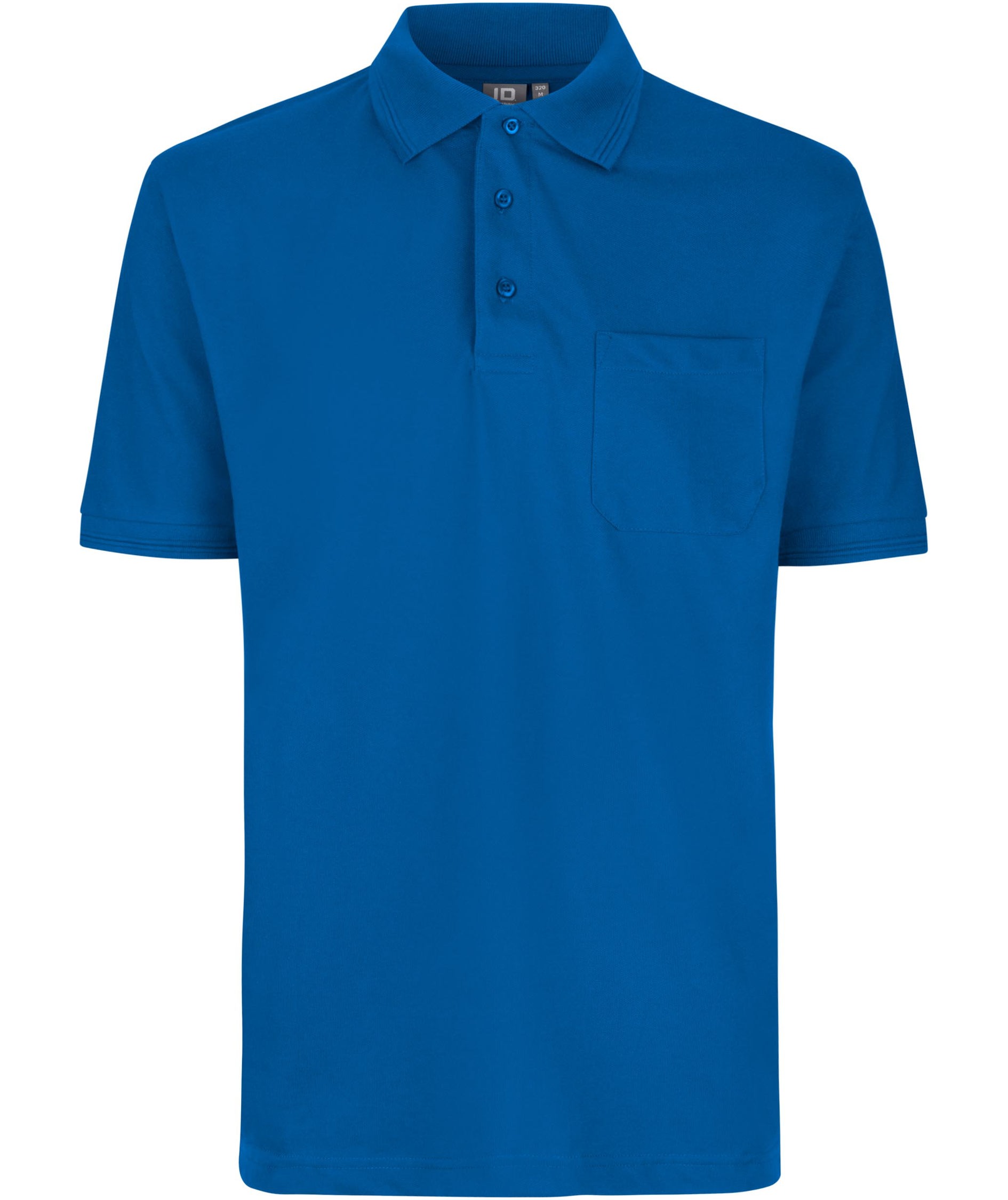 ID PRO Wear Polo shirt with chest pocket, Azure, Azure, swatch