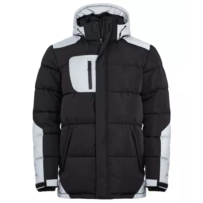 Clique Dumas quiltet winter jacket, Hi-Vis, large image number 0