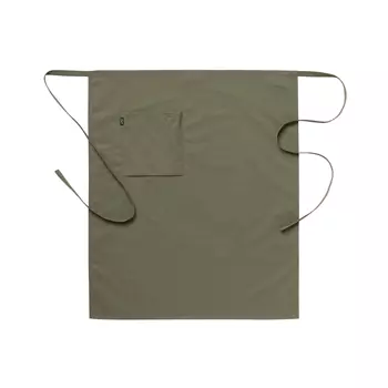 Segers 2645 waist apron with pocket, Olive Green