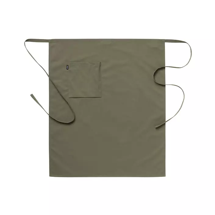 Segers 2645 waist apron with pocket, Olive Green, Olive Green, large image number 0