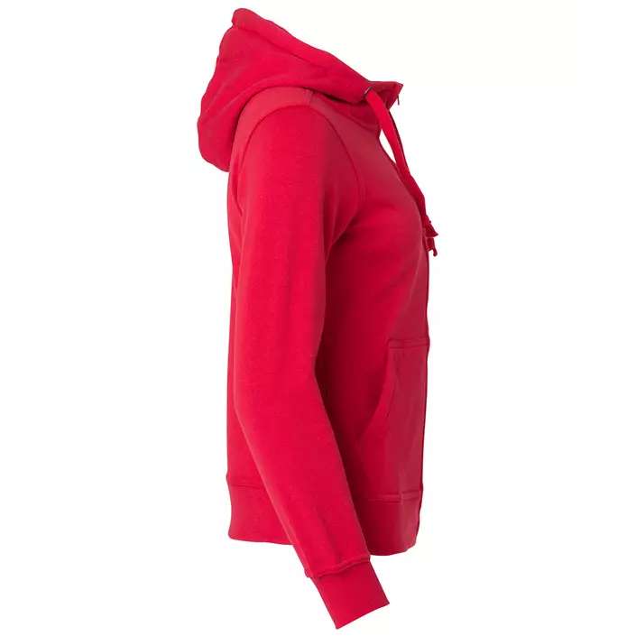 Clique Basic Hoody Zip hoodie dam, Röd, large image number 3
