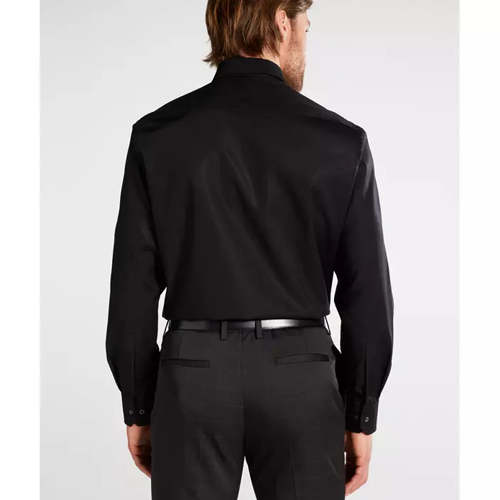 Eterna Uni Popeline Comfort fit Hemd, Black, large image number 2