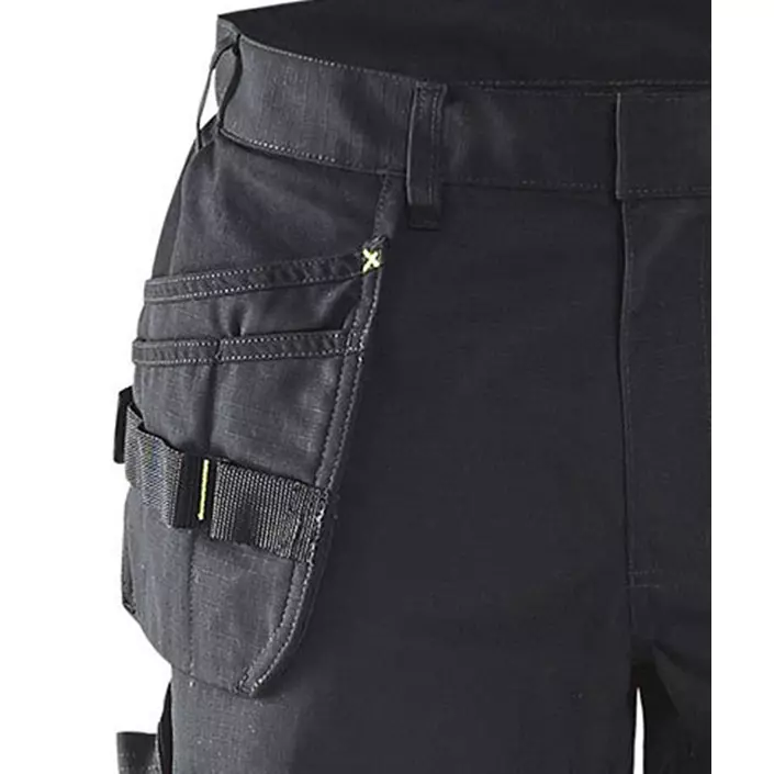 Blåkläder Unite craftsman trousers, Black/Yellow, large image number 3