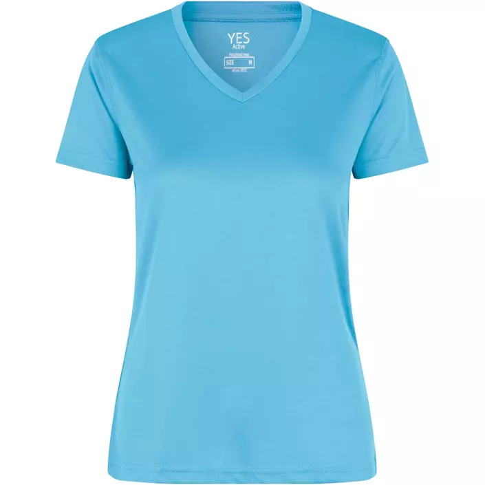 ID Yes Active Damen T-Shirt, Cyan, large image number 0