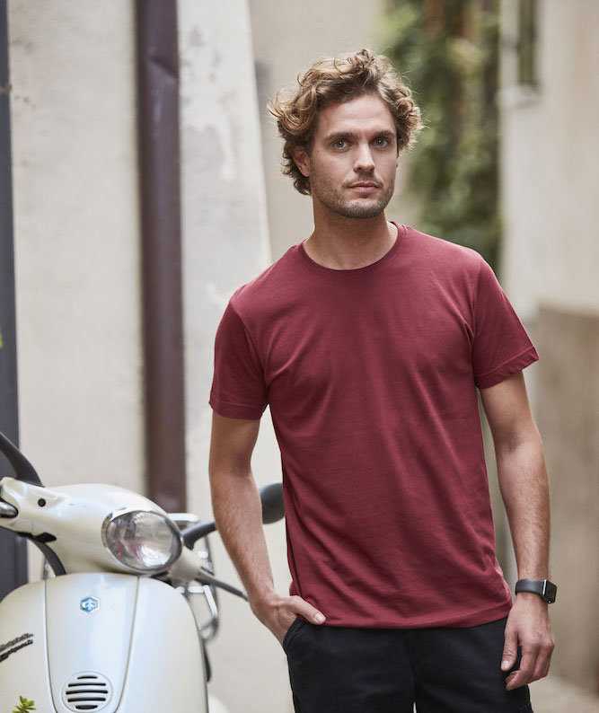 Clique Basic T-shirt, Bordeaux, large image number 4