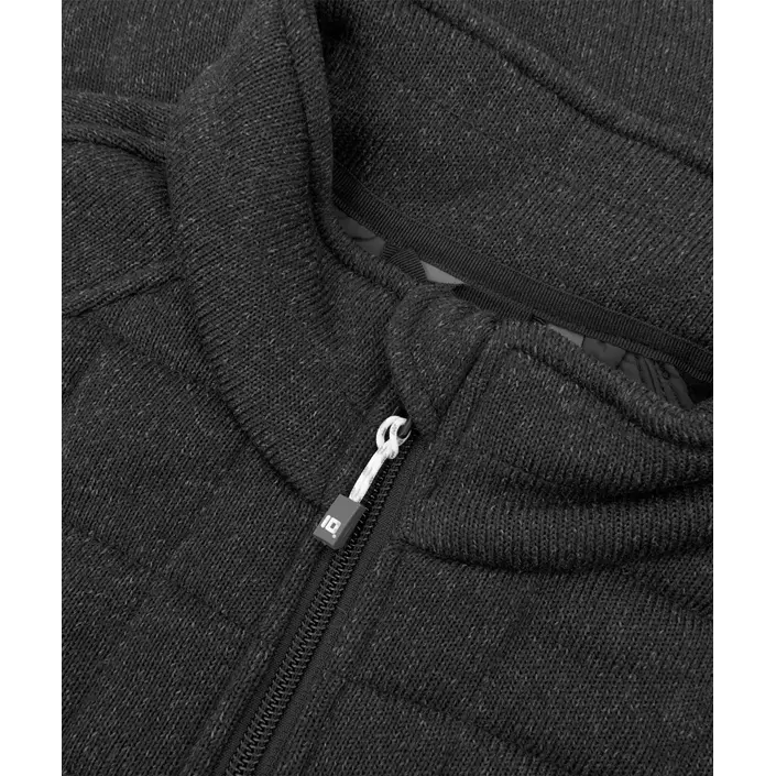 ID quilted women's fleece jacket, Graphite Melange, large image number 3