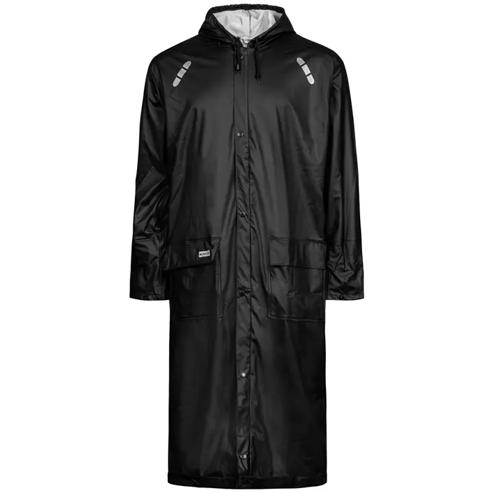 Lyngsøe PU raincoat, Black, large image number 0