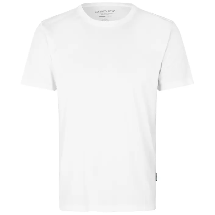 GEYSER Essential interlock T-skjorte, Hvit, large image number 0