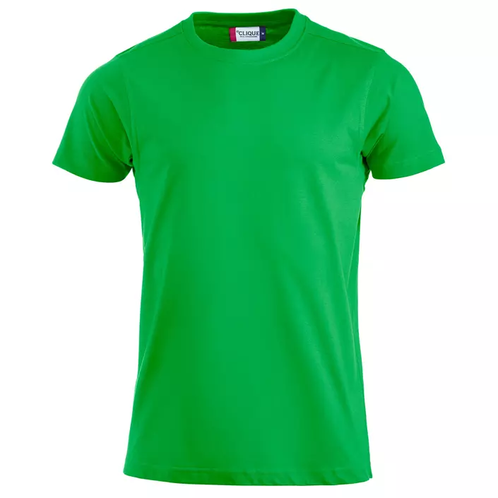 Clique Premium T-shirt, Äppelgrön, large image number 0