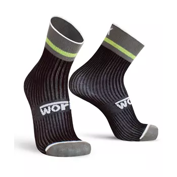 Worik Summer Days 3-pack short Socks, Assorted Colors, Black