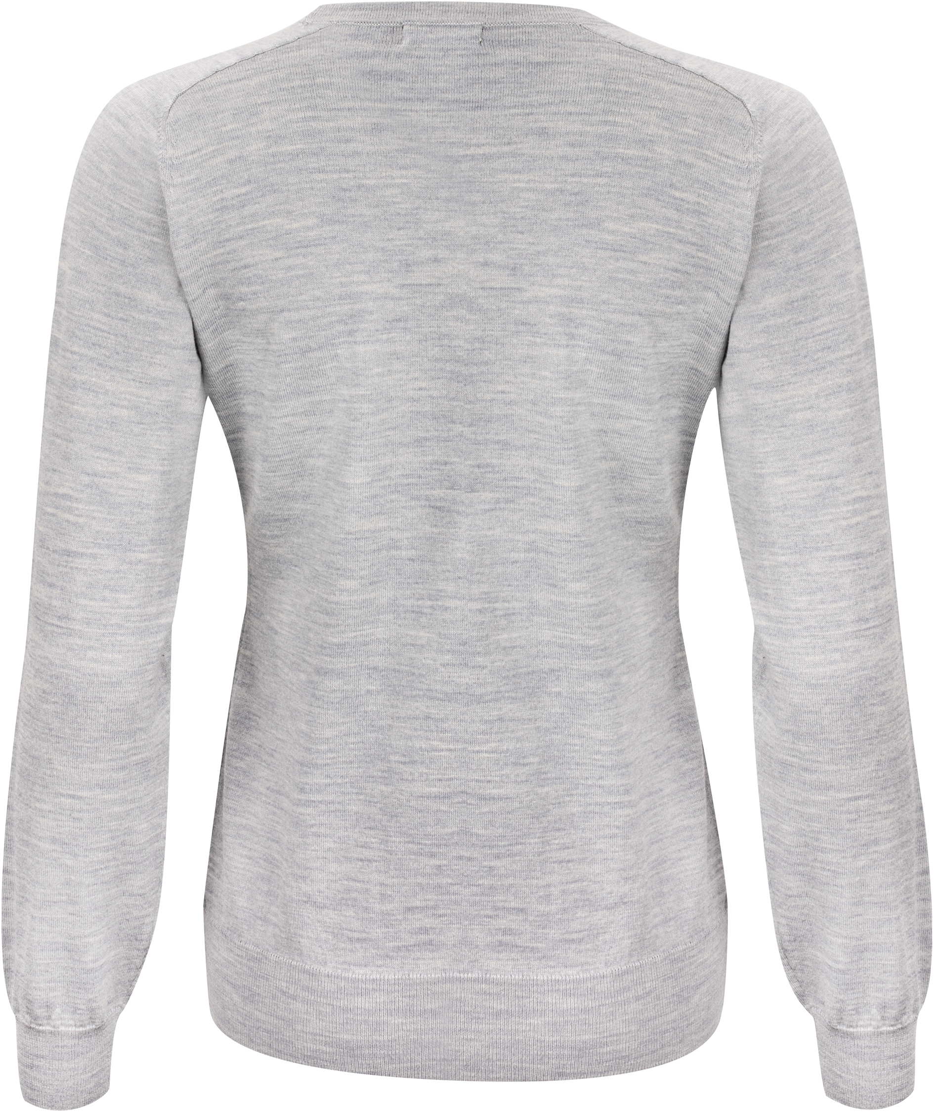 J. Harvest & Frost Damen Strickpullover mit Merinowolle, Light Grey Melange, large image number 2