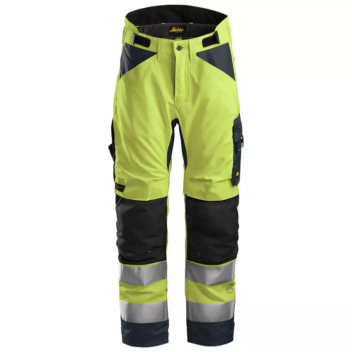 Snickers AllroundWork 37.5® winter trousers+ 6639, Hi-Vis Gul/Steel Grey, large image number 0