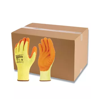 Benchmark BMG344 work gloves (box with 120 pairs), Yellow/Orange