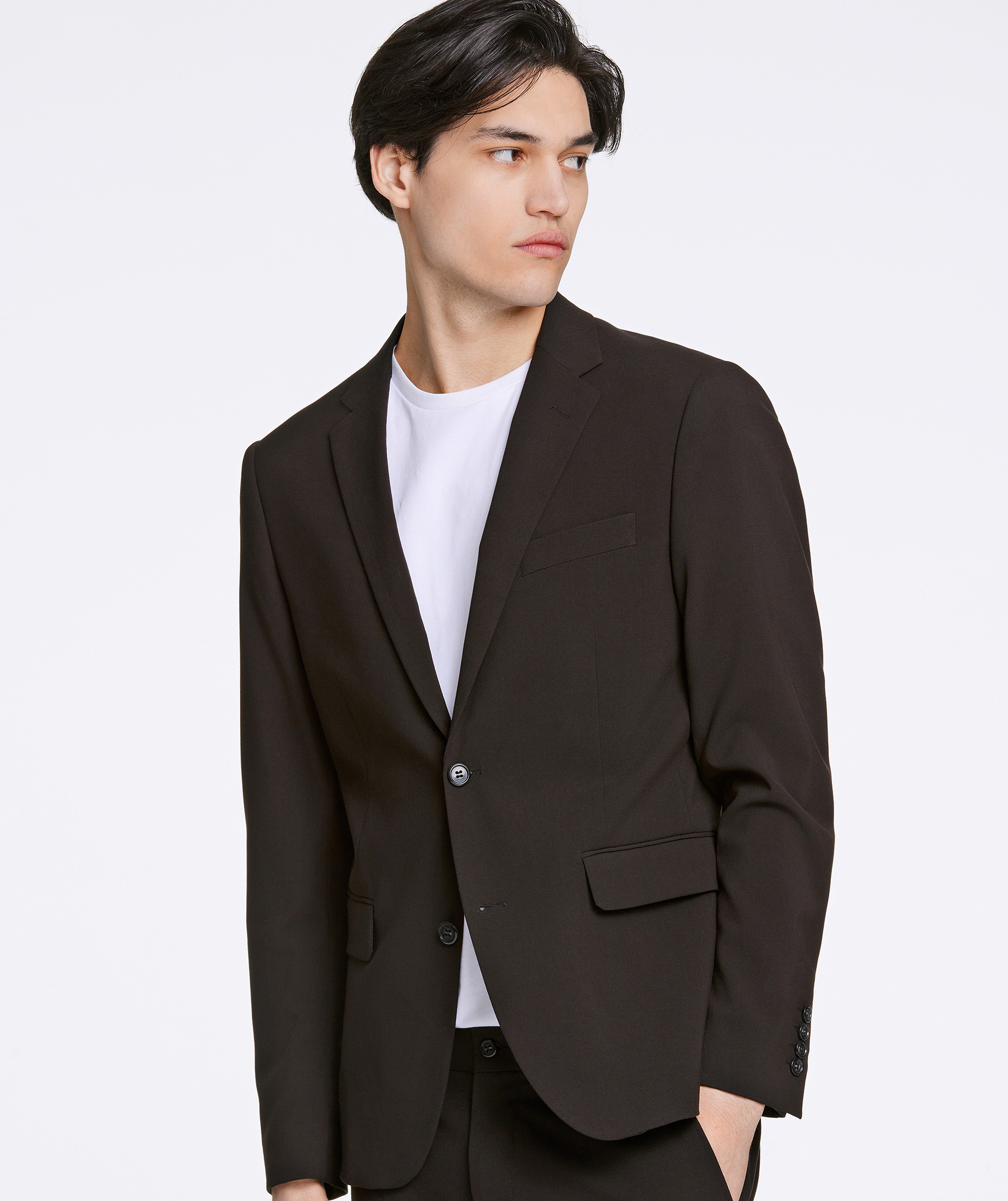 Lindbergh slim fit blazer, Black, large image number 6