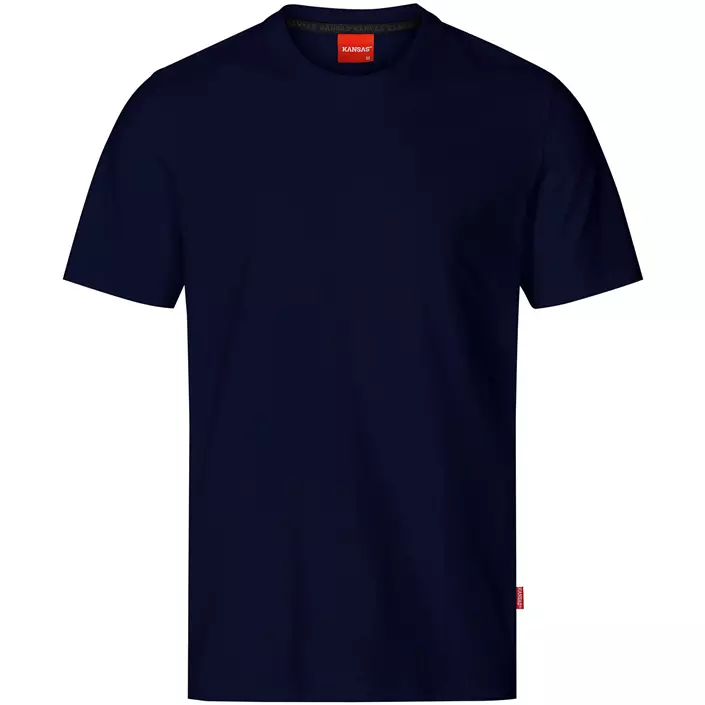 Kansas Apparel heavy T-shirt, Mørk Marine, large image number 0