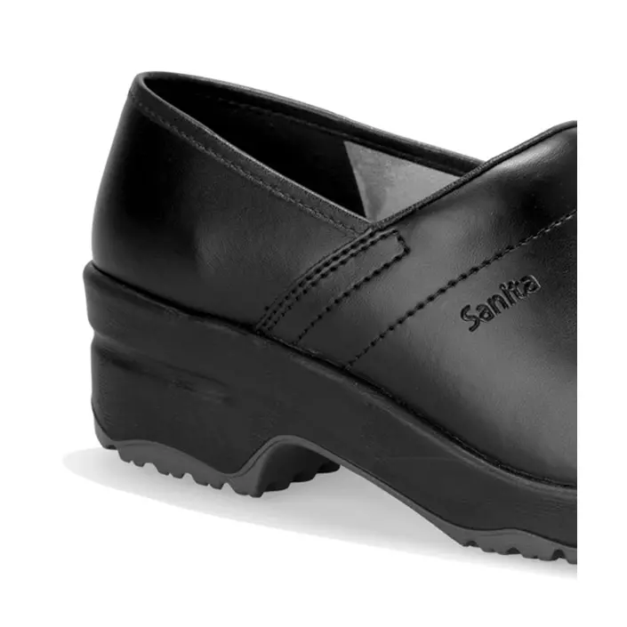 Sanita San Nitril safety clogs with heel cover S2, Black, large image number 2