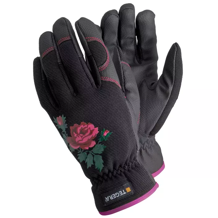 Tegera 90030 work gloves, Black/Pink, large image number 0