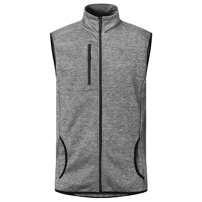 Matterhorn Croz fleece vest, Grey melange, large image number 0