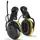 Hellberg Secure RELAX høreværn til hjelmmontering, Sort/Gul, Sort/Gul, swatch