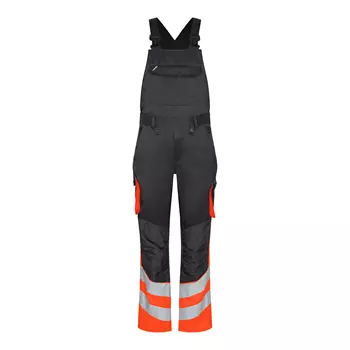 Engel Safety Light Bib and Brace, Anthracite/Hi-vis orange