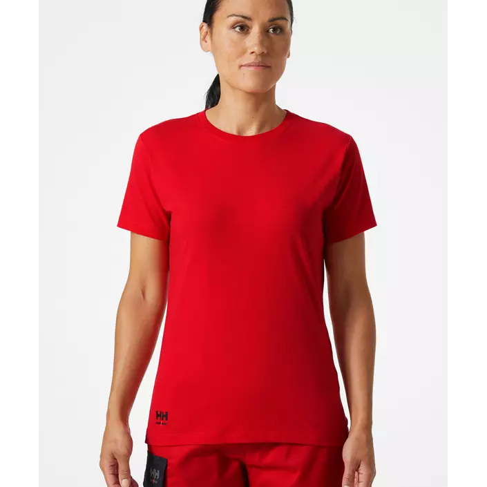 Helly Hansen Classic Dame T-shirt, Alert red, large image number 1