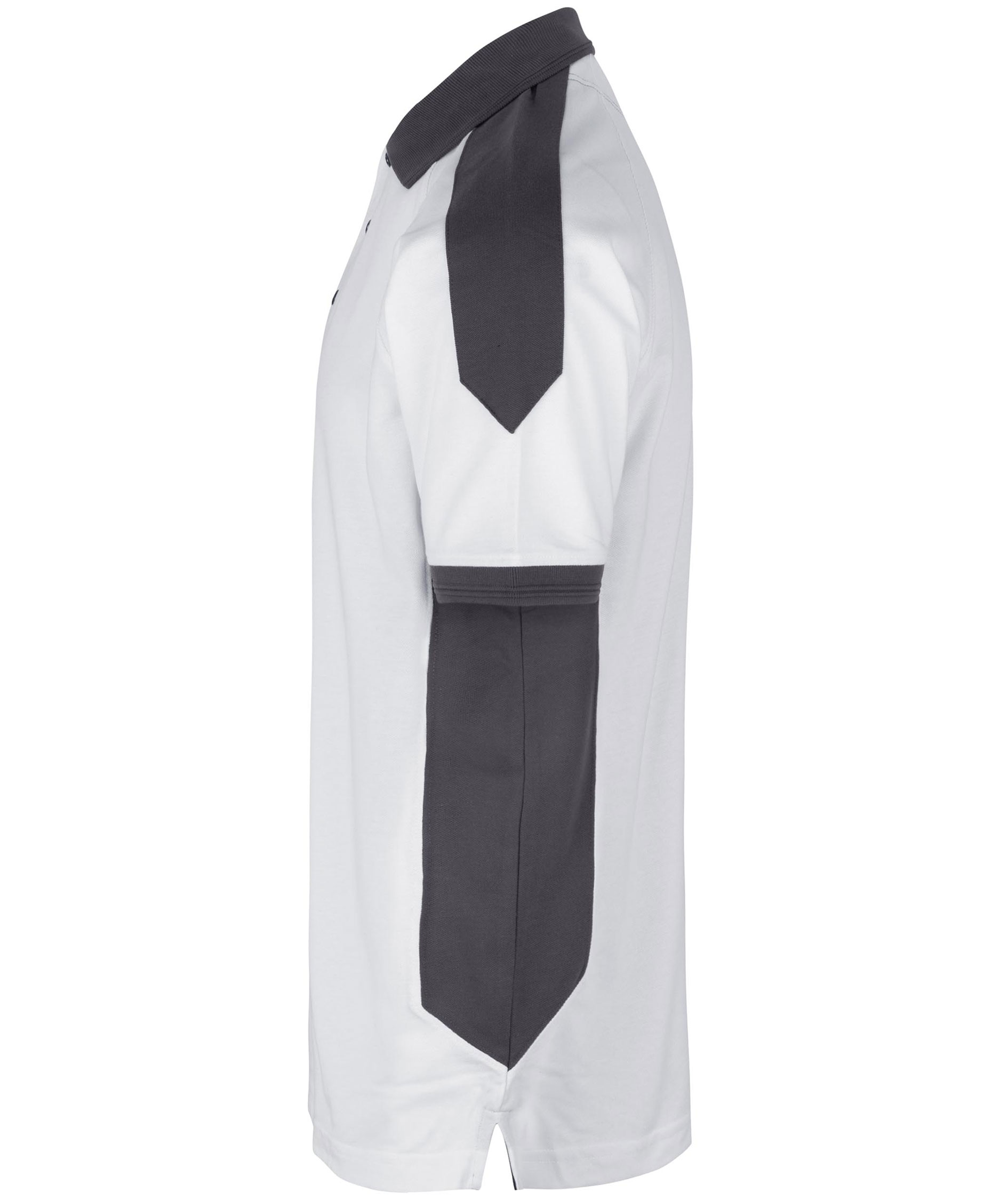 ID Pro Wear kontrast Polo T-skjorte, Hvit, large image number 2