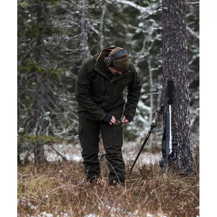 Pinewood Furudal Hunters bukser med uld, Moss green, large image number 9