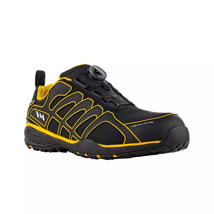 VM Footwear Philadelphia safety shoes S1P, Black/Yellow, large image number 0