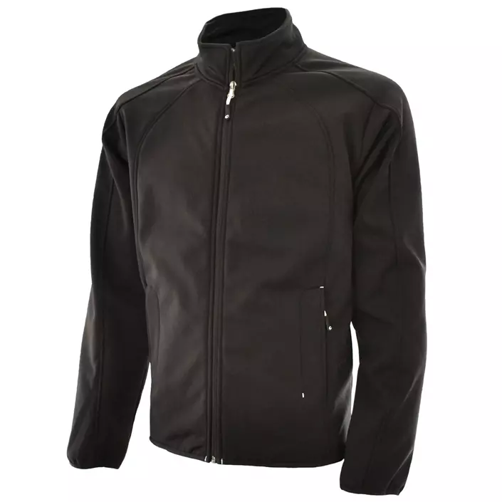 IK softshell jacket for kids, Black, large image number 0