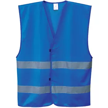Portwest Iona cover vest with reflective tape, Royal Blue