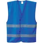 Portwest Iona cover vest with reflective tape, Royal Blue