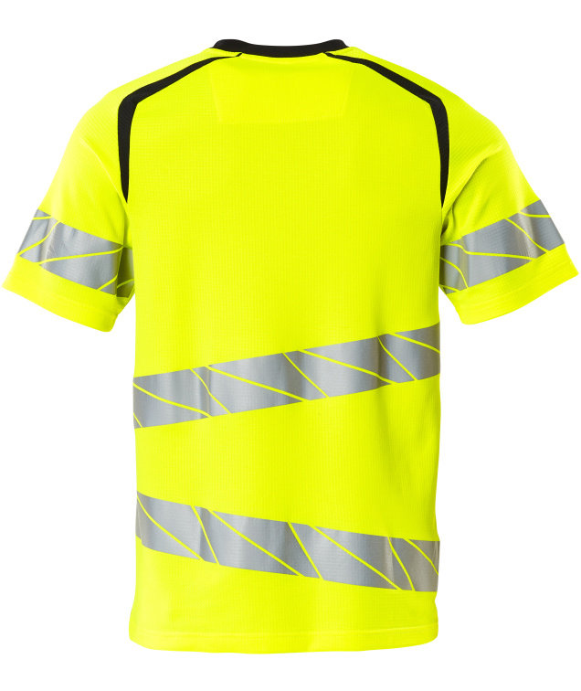 Mascot Accelerate Safe T-Shirt, Hi-Vis Gelb/Dunkel Marine, large image number 1