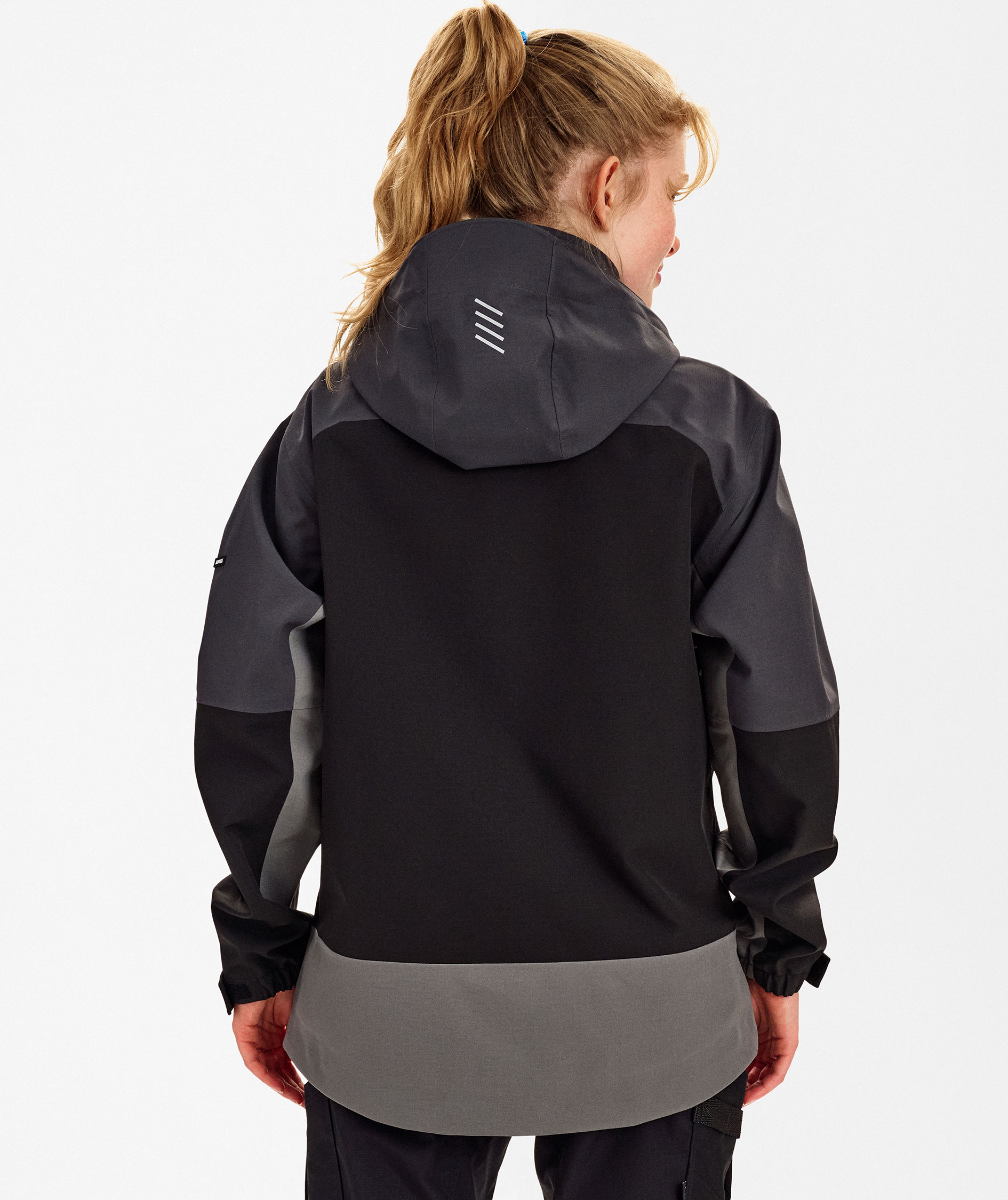 Engel Entire Damen Shelljacke, Black/Anthracite Grey, large image number 4