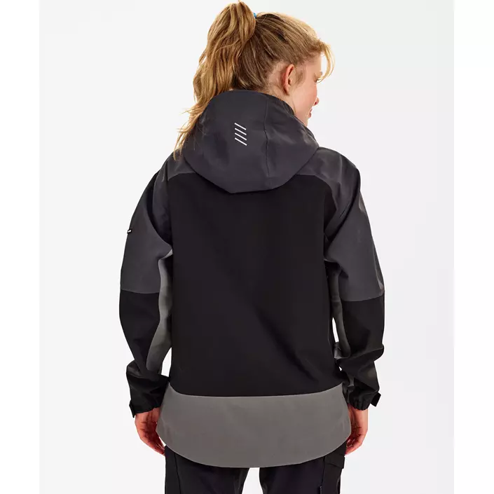 Engel Entire dame skaljakke, Black/Anthracite Grey, large image number 4