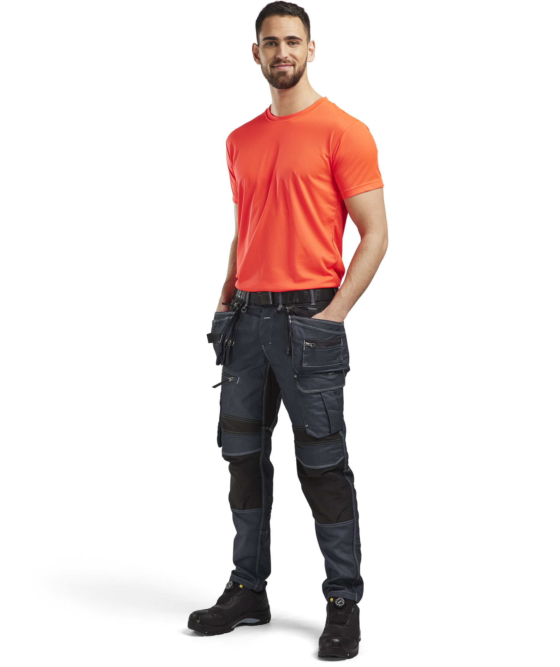 Bl&aring;kl&auml;der functonal T-shirt, Hi-Vis Red, large image number 1