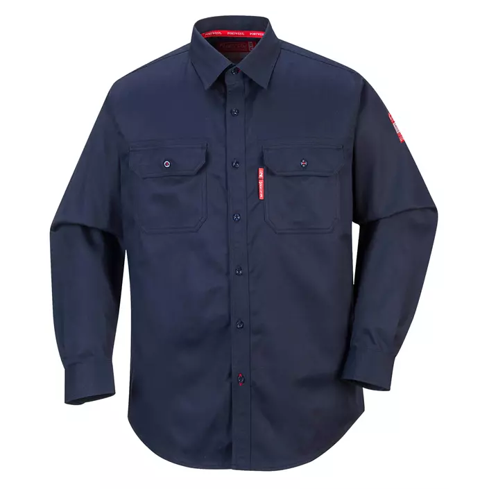 Portwest BizFlame work shirt, Marine Blue, large image number 0