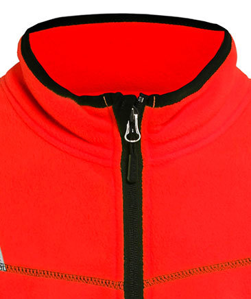 Bl&aring;kl&auml;der microfleece jacket, Hi-Vis Red, large image number 2