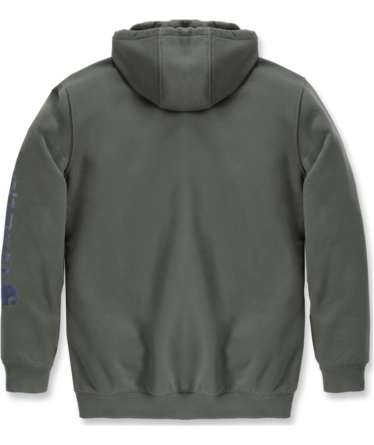 Carhartt Midweight h&aelig;ttetr&oslash;je, Dusty Olive, large image number 2