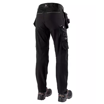 L.Brador 1070PB-W women craftsman trousers, Black