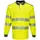 Portwest longsleeved polo shirt, Hi-Vis Yellow/Dark Marine, Hi-Vis Yellow/Dark Marine, swatch