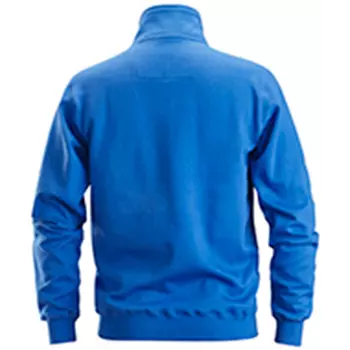 Snickers sweatshirt med kort lynlås 2818, Blå
